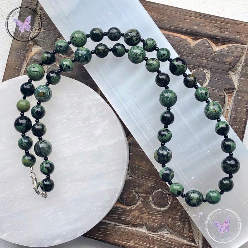 Kambaba Jasper & Onyx Necklace